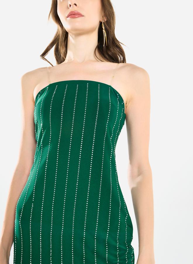House of Moda Women Embellished Bandeau Mini Dress - Image 4